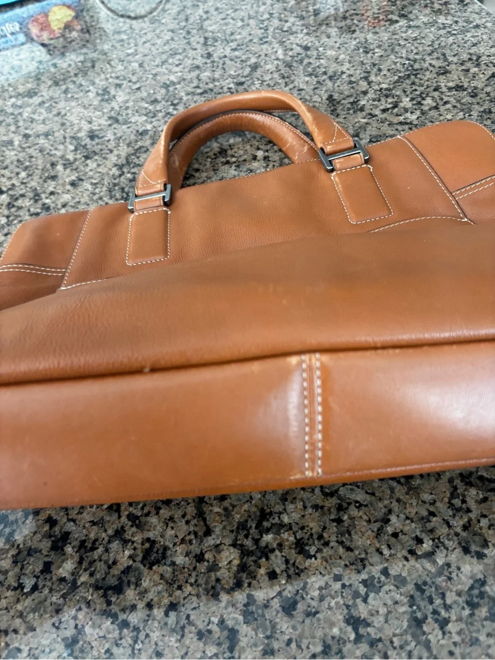 Tumi classic leather